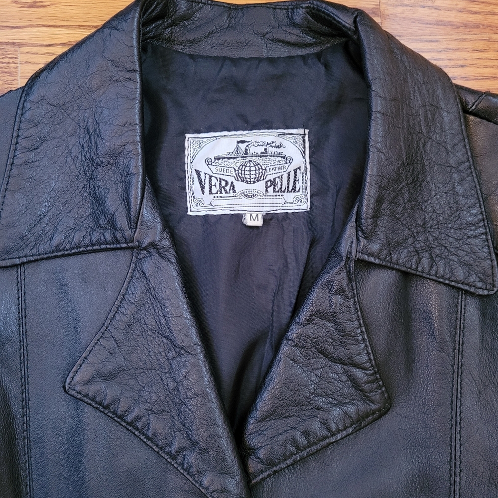 Italian Leather Blazer